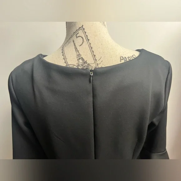 Black Dress with Mock Neck & Bell Sleeves! - Picture 10 of 15